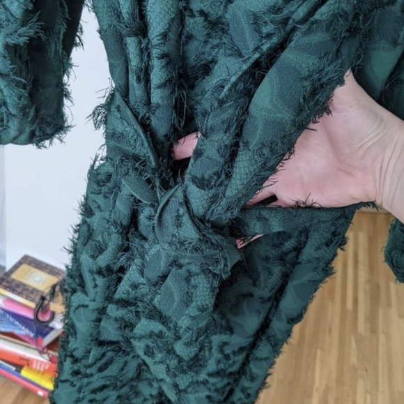 Zara Dark Green Midi Dress - Picture 8 of 8